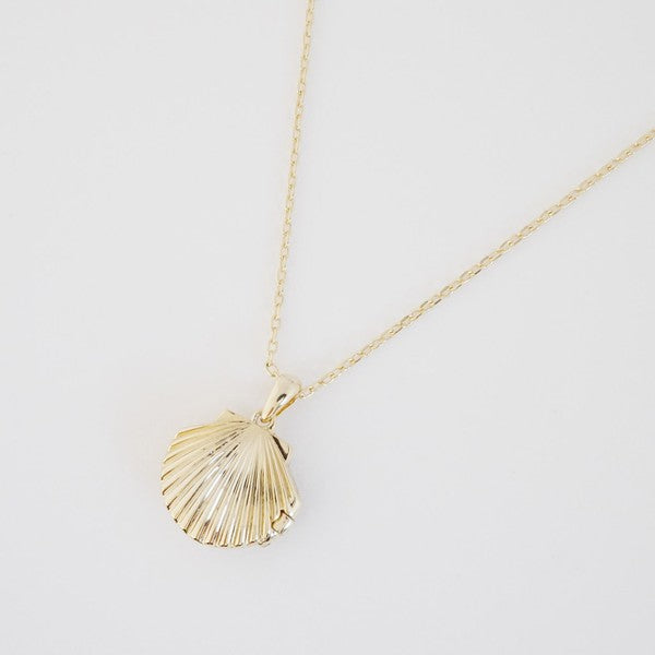 Shell Locket Necklace