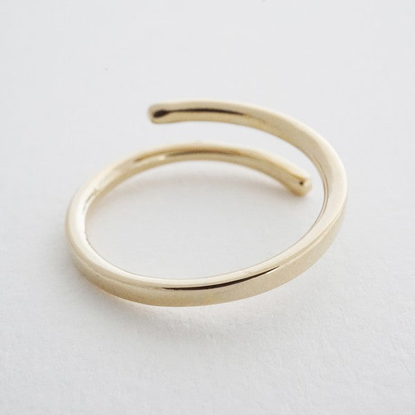 Marigold Wrap Around Ring - Smooth