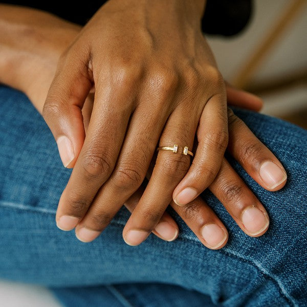 Stevie Adjustable Baguette Ring