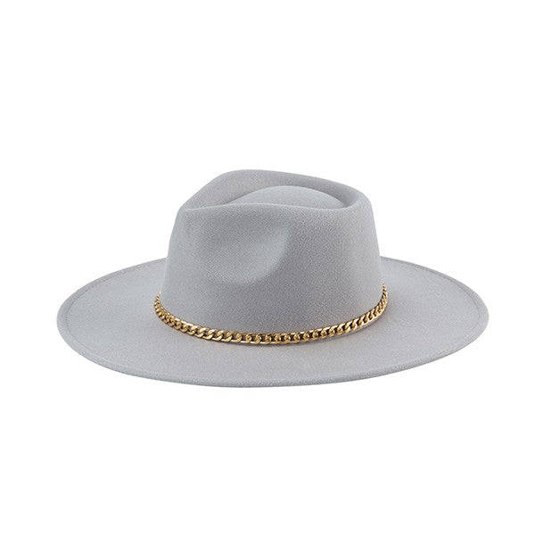 FASHIONISTA CHAIN FEDORA