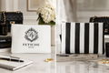 The Heritage Stripe Clutch