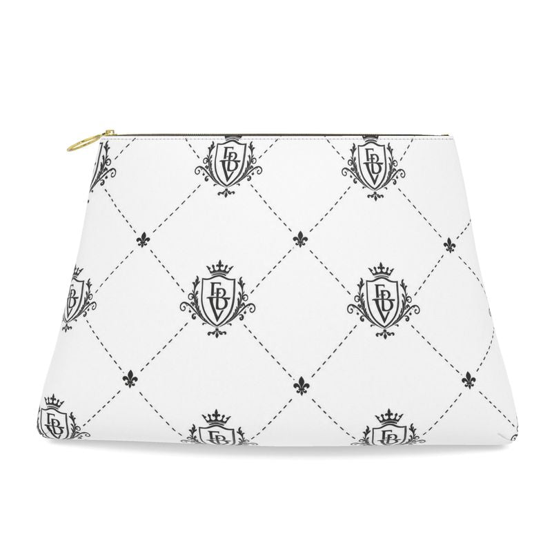 The Crest Clutch — Blanc