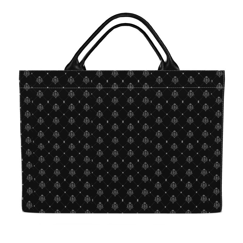 FBV Monogrammed Tote Bag — Noir