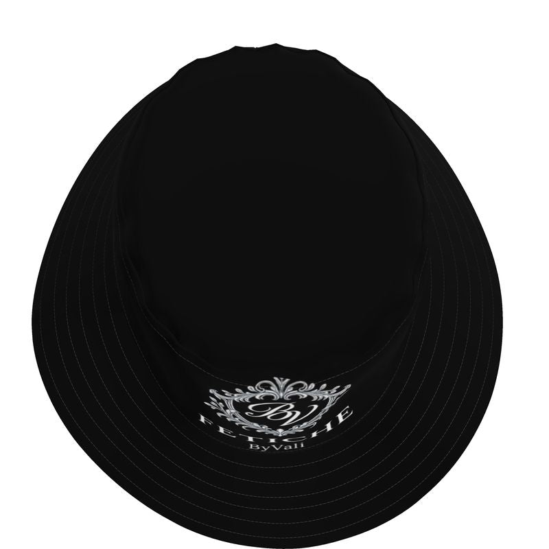 The Heritage Crest  Bucket Hat - Charcoal Noir