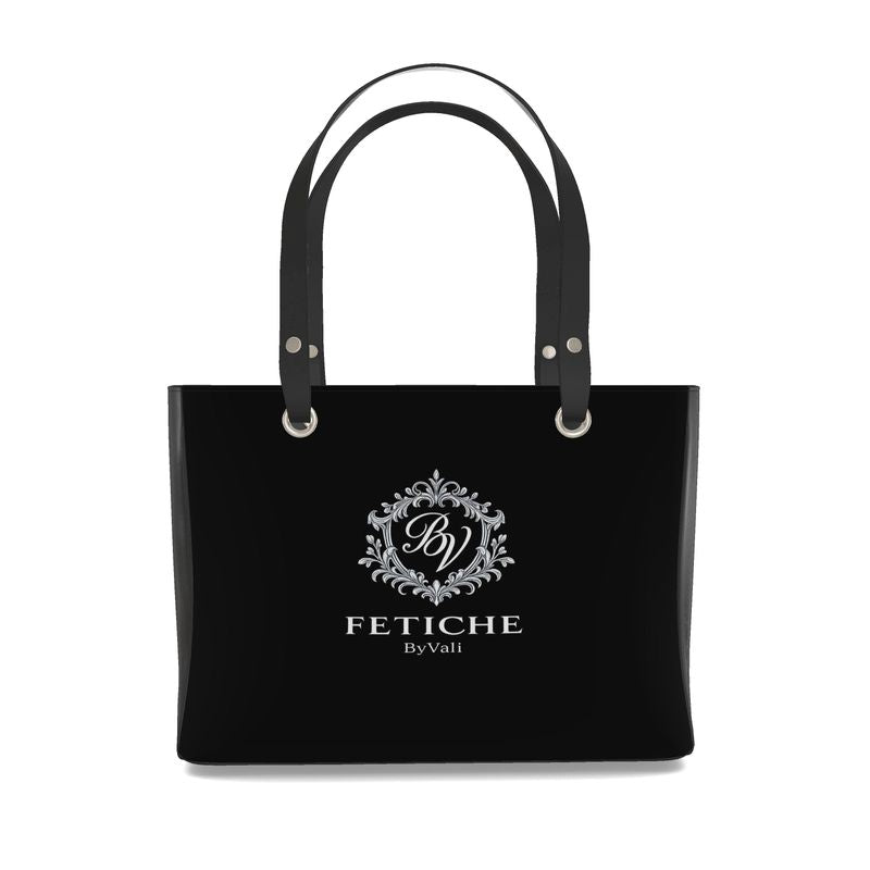 The Heritage Crest Mini Tote — Noir