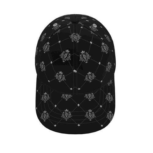 FBV Monogram  Silk Satin Cap- Noir