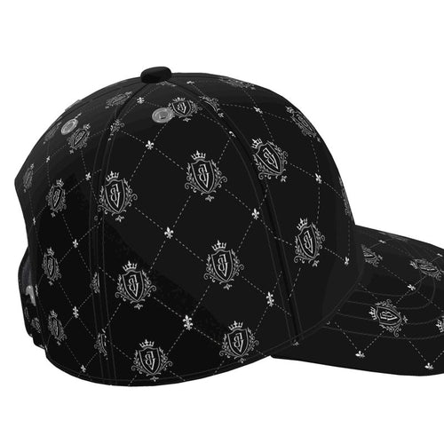 FBV Monogram  Silk Satin Cap- Noir