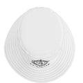 The Heritage Crest Bucket Hat- Blanc