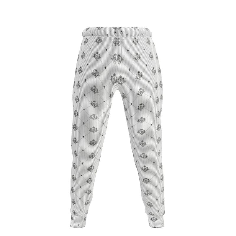 FBV Mens Tracksuit Bottoms — Blanc
