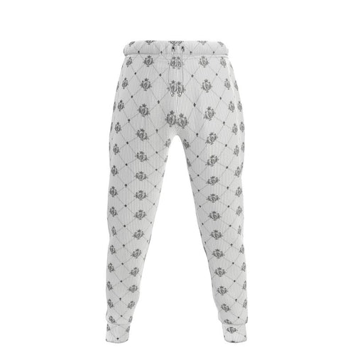 FBV Mens Tracksuit Bottoms — Blanc
