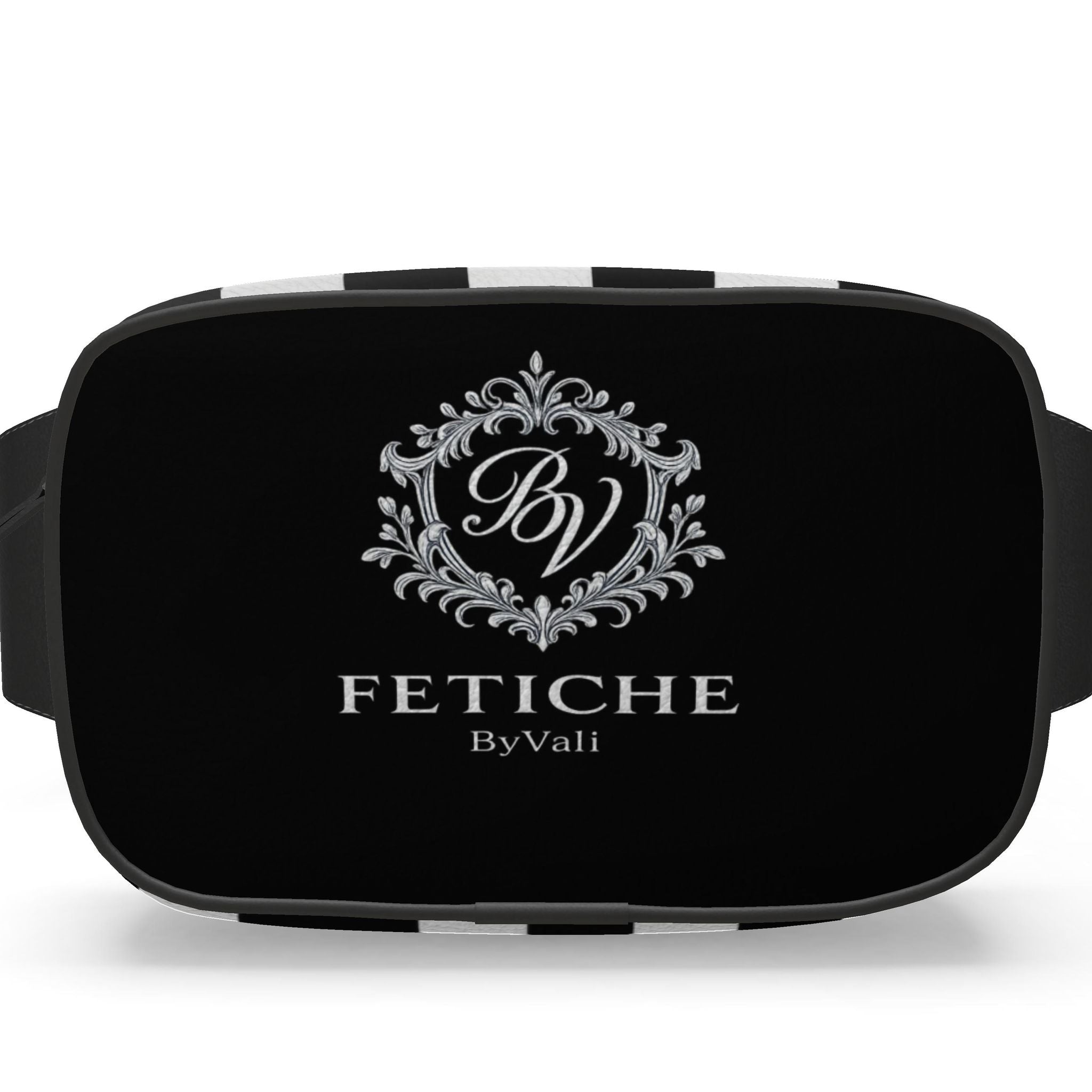 Heritage Stripe Belt Bag - Noir