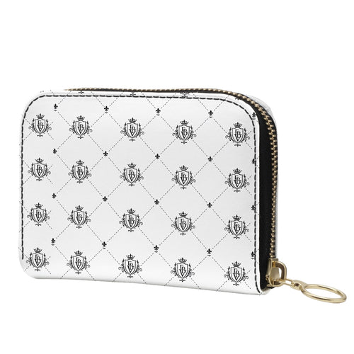 FBV Monogram Mini Wallet — Blanc