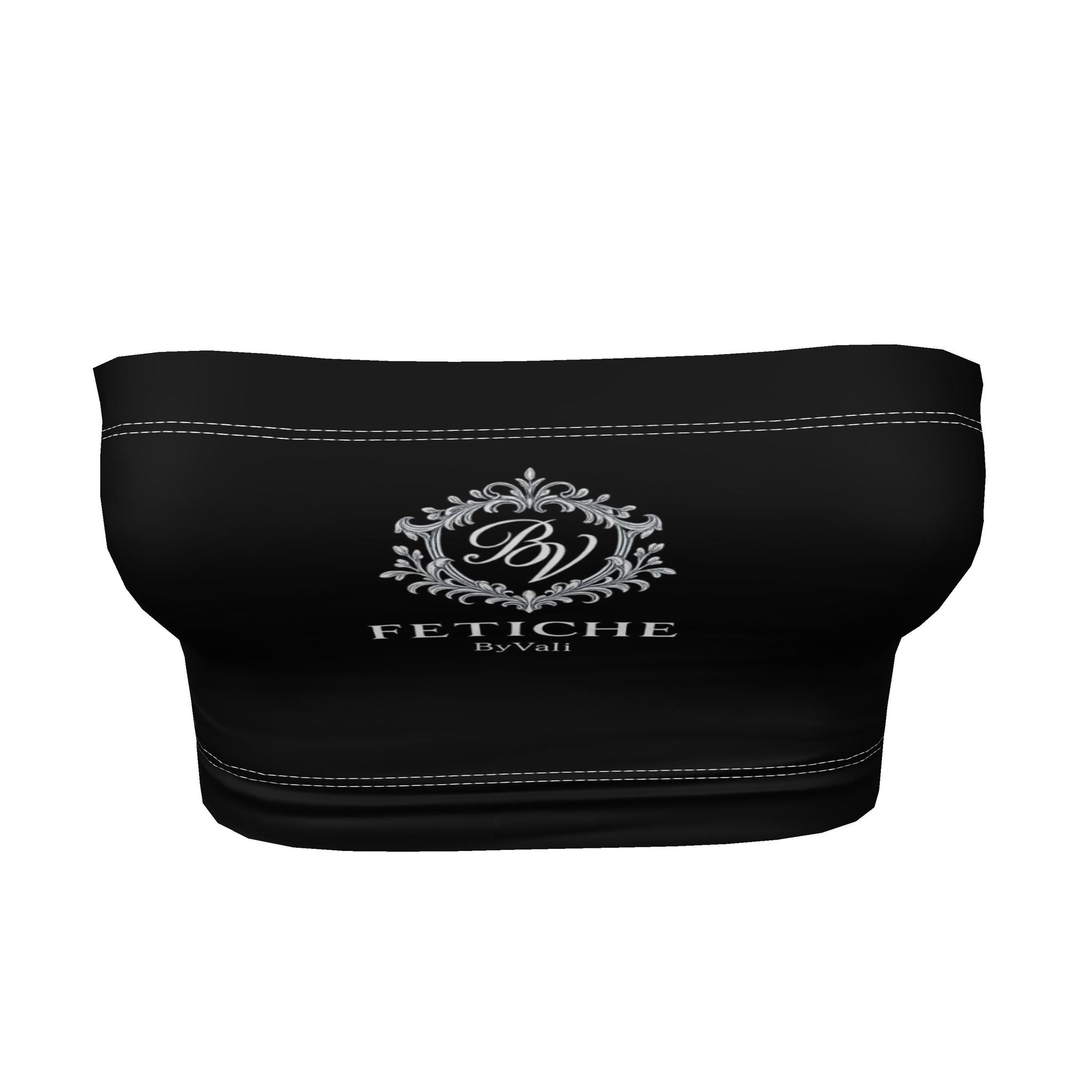 The Heritage Stripe Bandeau — Noir