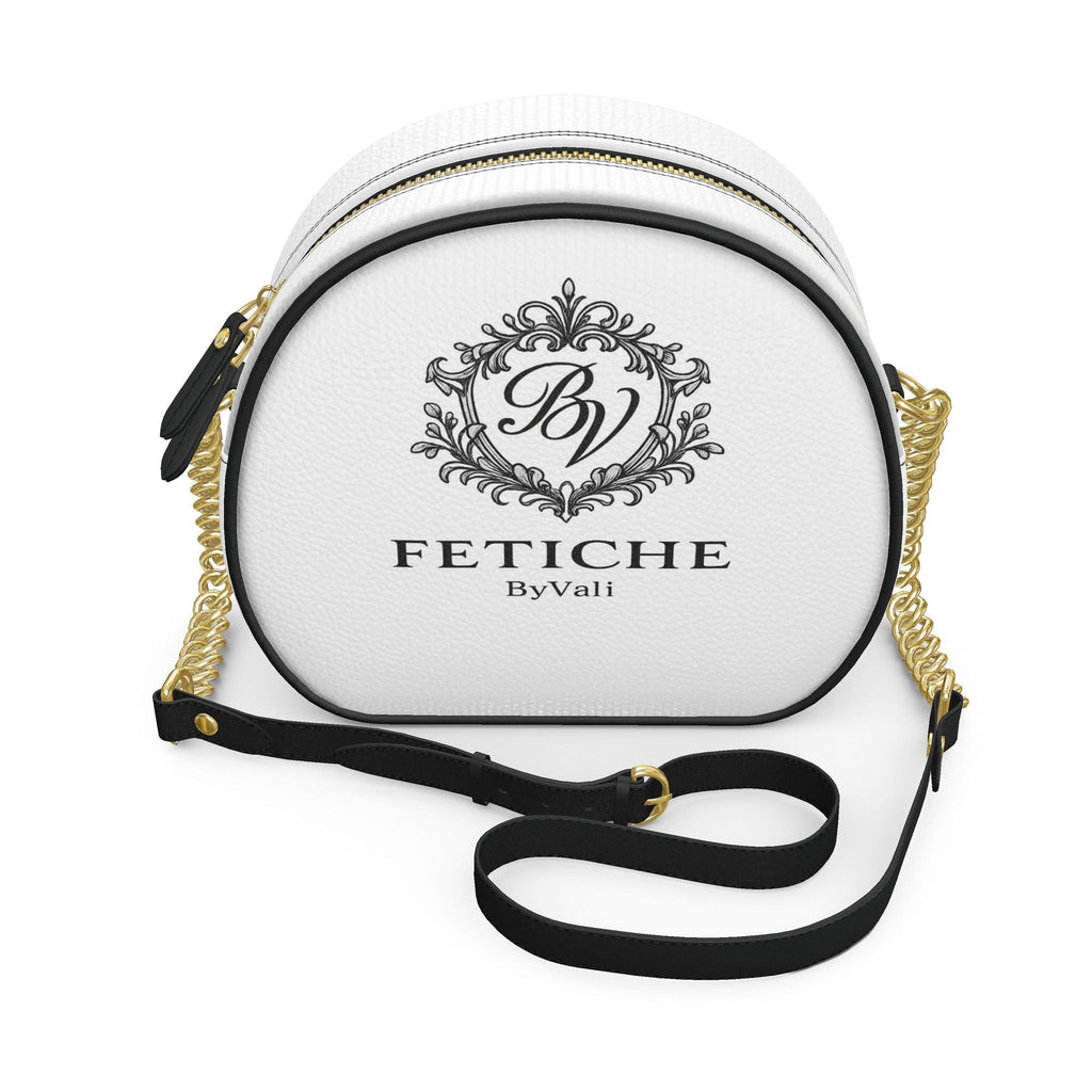 FETICHE ByVali Heritage Stripe  Round  Box Bag -
