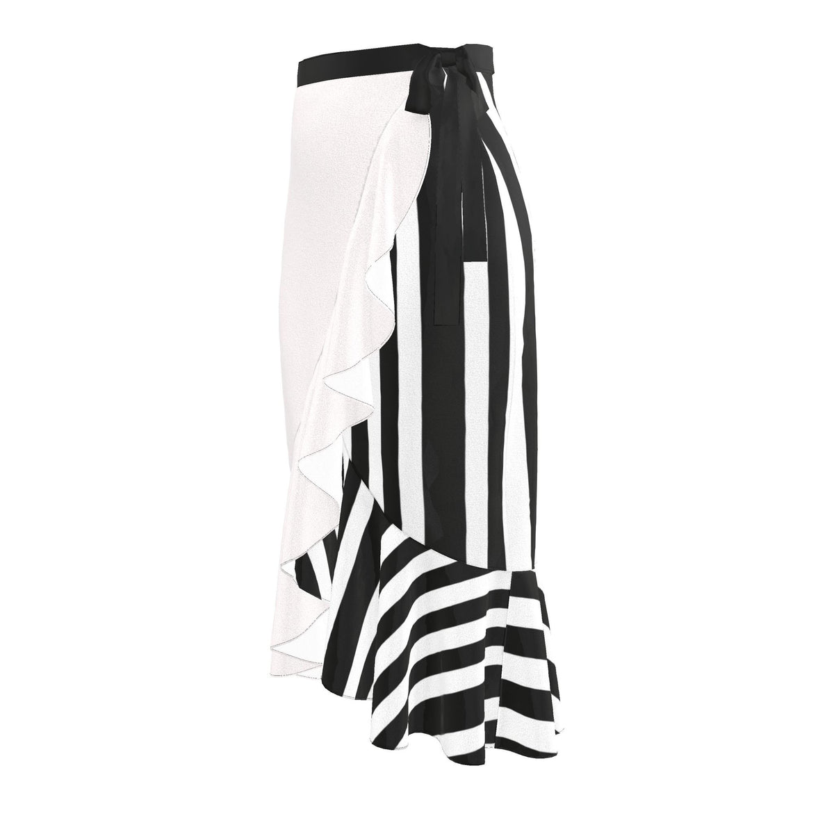 FETICHE ByVali Heritage Stripe Flounce Skirt