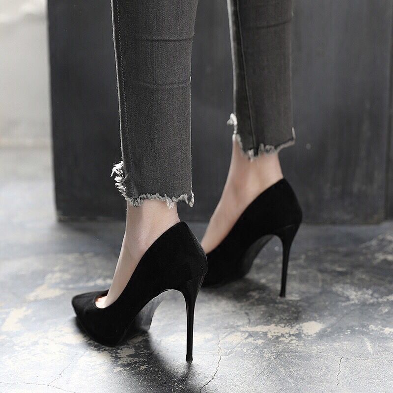 Stiletto High-Heeled Boots