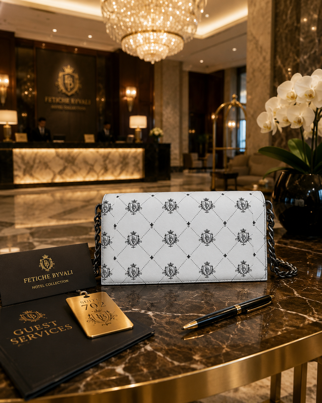FBV Evening Bag — Blanc