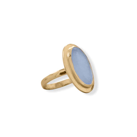 Oval Chalcedony Ring