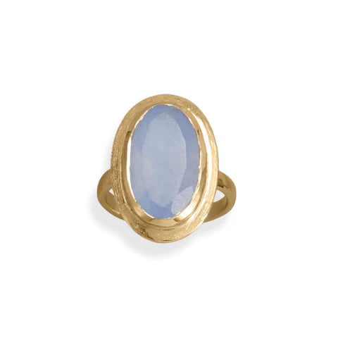 Oval Chalcedony Ring