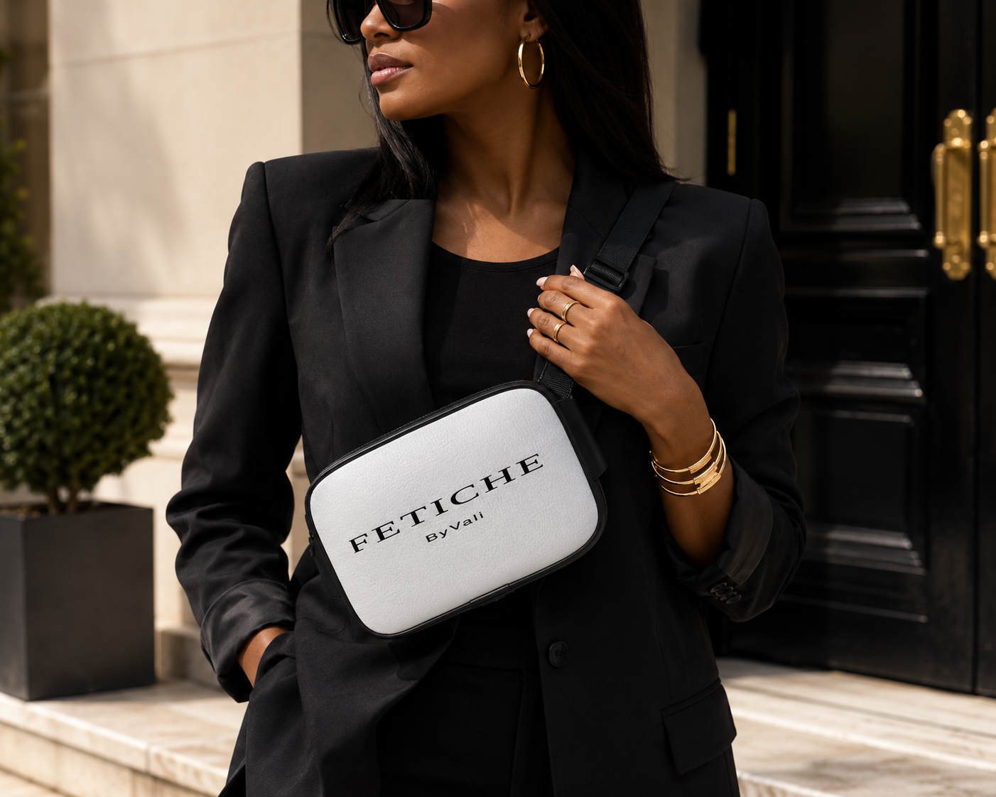 The FETICHE ByVali Signature Belt Bag — Blanc