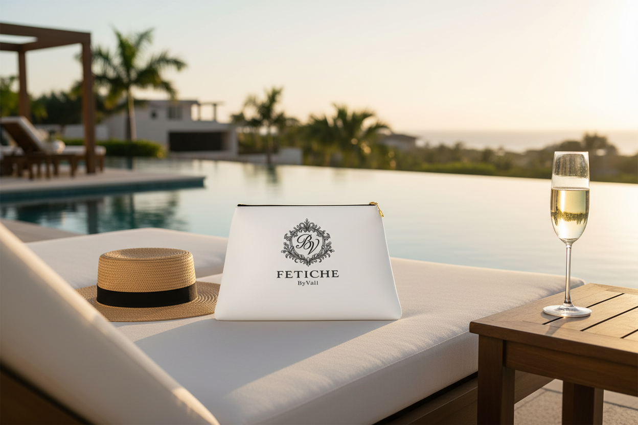 The Crest Clutch — Blanc