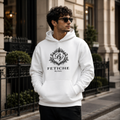 The  Heritage Crest Hoodie- Blanc