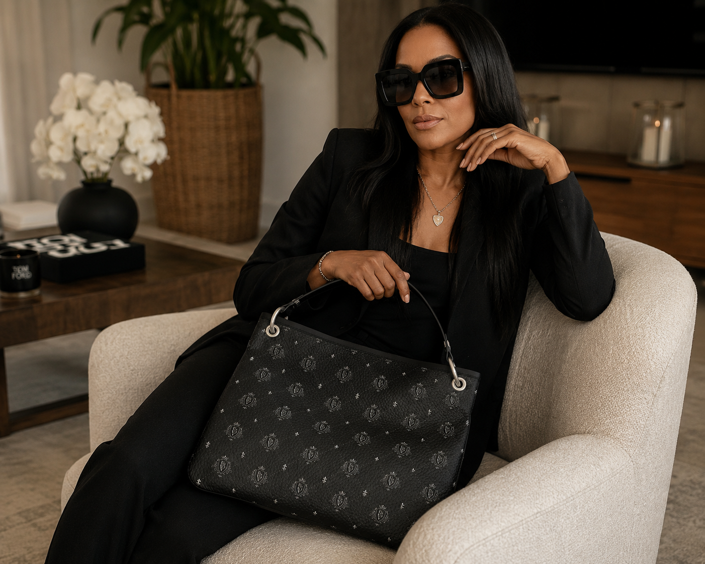 The FBV Slouch Bag- Noir