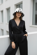 Heritage Stripe Bucket Hat — Lifestyle Editorial