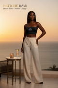 The Heritage Stripe Bandeau Noir — Resort Series, Sunset Lounge — FETICHE ByVali